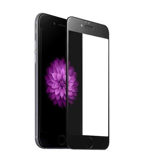 Tempered HD Glass Screen Protector Compatible with iPhone 7 Plus - Black