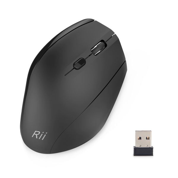 Rii RM300 2.4Ghz Wireless Ergonomic Mouse with 6 Buttons
