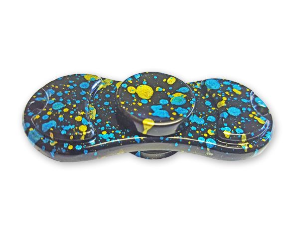 Aluminium Black Splatter Spinner