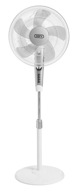 Defy - Pedestal Fan - White