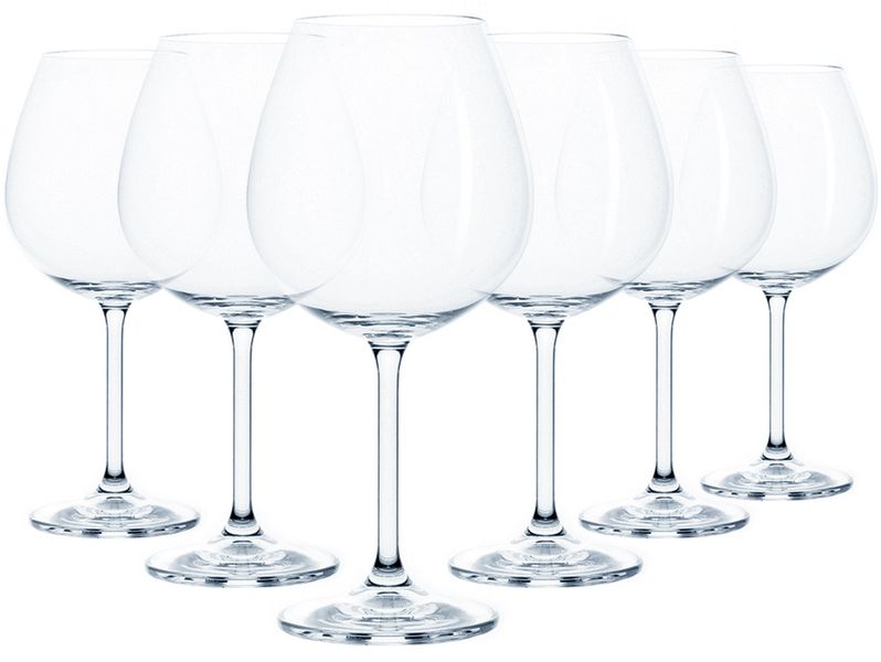 Crane Crystal - Bistro Crystal Burgundy Wine Glass 650ml - Set of 6