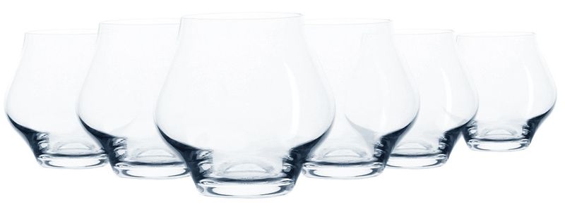 Crane Crystal - Stemless Crystal Cognac XXO Glass 450ml - Set of 6