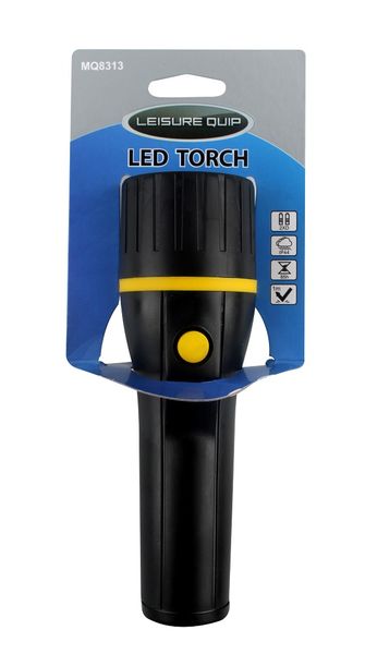Leisure Quip Led Large 30Lumen Torch - Takes 2 X "D" Batteries - Not Incl