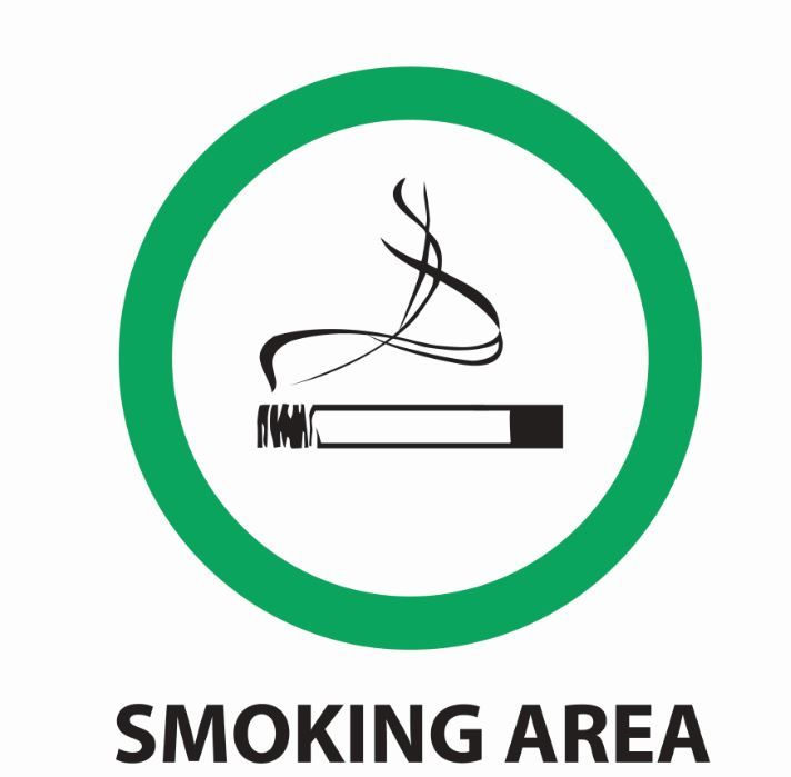 Tower Smoking Area Abs Sign - 150 x 150mm | Shop Today. Get it Tomorrow ...