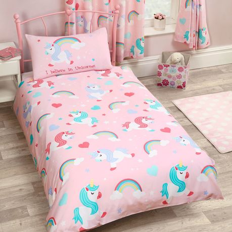 I Believe In Unicorns Double Duvet Cover Pillowcase Set Buy