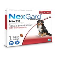 NexGard Chewables Tick Flea Control for Large Dogs 1 Tablet Shop Today. Get it Tomorrow takealot