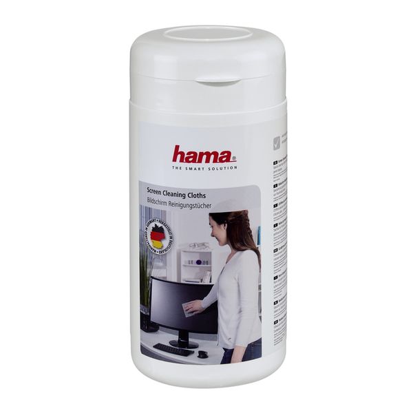 Hama Screen Cleaning Cloths 100 pieces in a dispenser