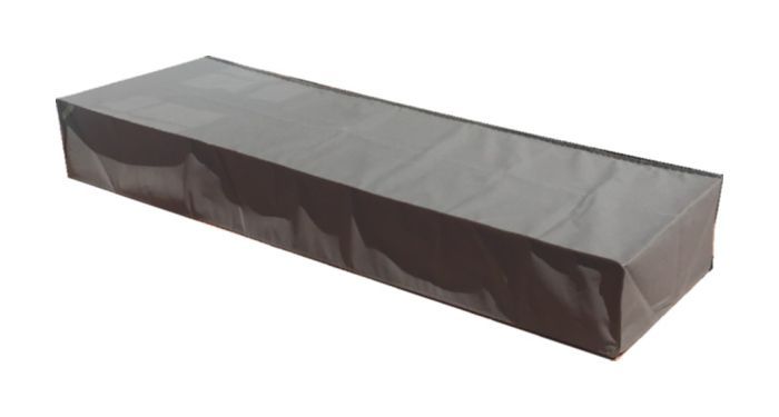 Patio Solution Flat Lounger Cover with Ripstop UV - Charcoal (Large)