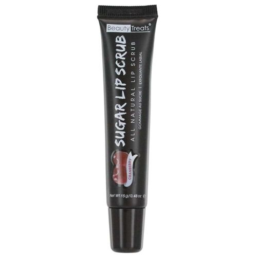 Beauty Treats Natural Sugar Lip Scrub - Cranberry