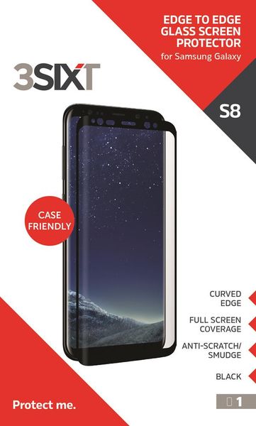 3SIXT Samsung Galaxy S8 Curved Glass Screen Protector
