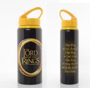 One Ring - Lord Of The Rings Aluminium Water Bottle (Parallel Import)