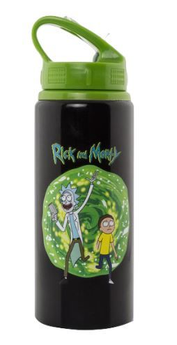 Portal - Rick And Morty Aluminium Water Bottle (Parallel Import)