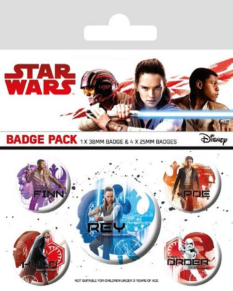 Star Wars The Last Jedi: Icons Badge Pack (Parallel Import)