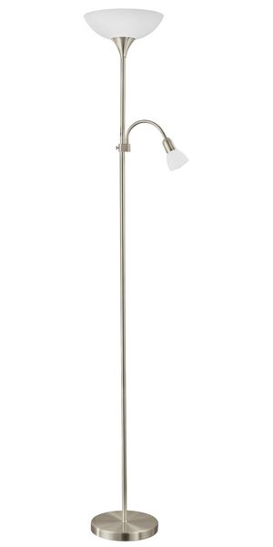 Eurolux - Up2 Floor Light - Satin Chrome