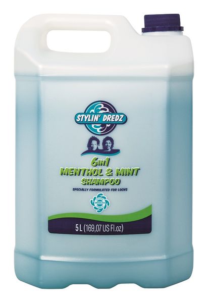 Stylin' Dredz 6-in-1 Menthol Shampoo - 5L