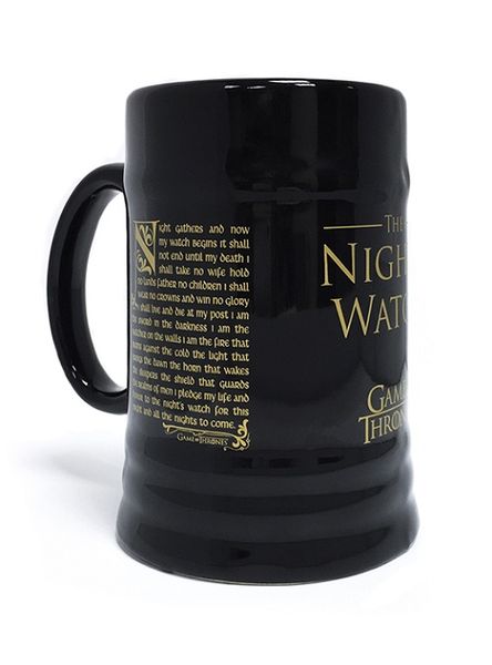 Game Of Thrones: Night'S Watch Ceramic Stein Mug (Parallel Import)
