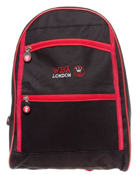 Parco Collections WBA Backpack - Black/Red