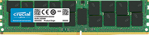 Crucial 64GB DDR4 2666Mhz Quad Rank Load Reduced Dimm