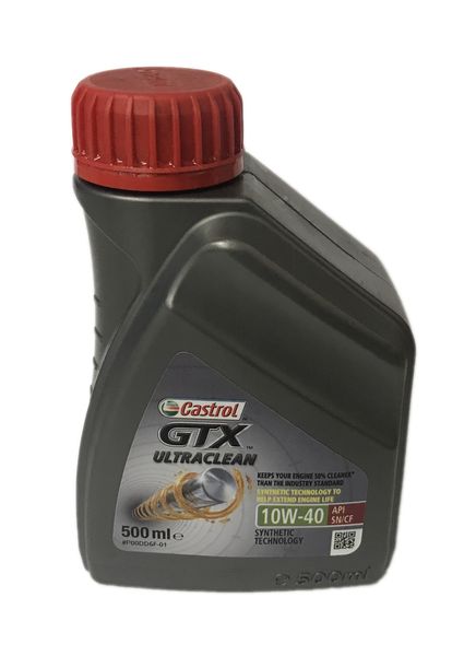 Castrol GTX Synthetic Engine Oil Ultraclean - 10W40 500ml