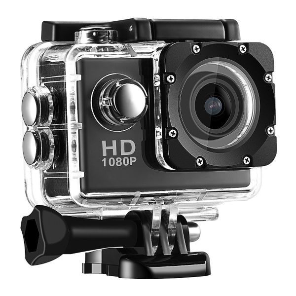Fleek Sports Cam Full HD 1080P Waterproof Camera - Black