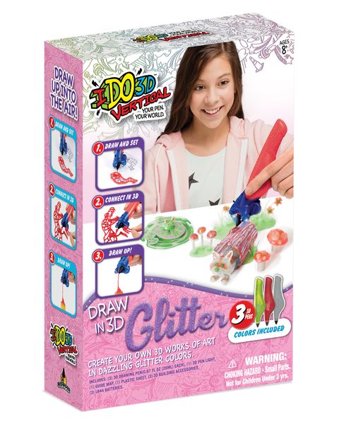 I Do 3D Vertical Glitter 3 Pen Set