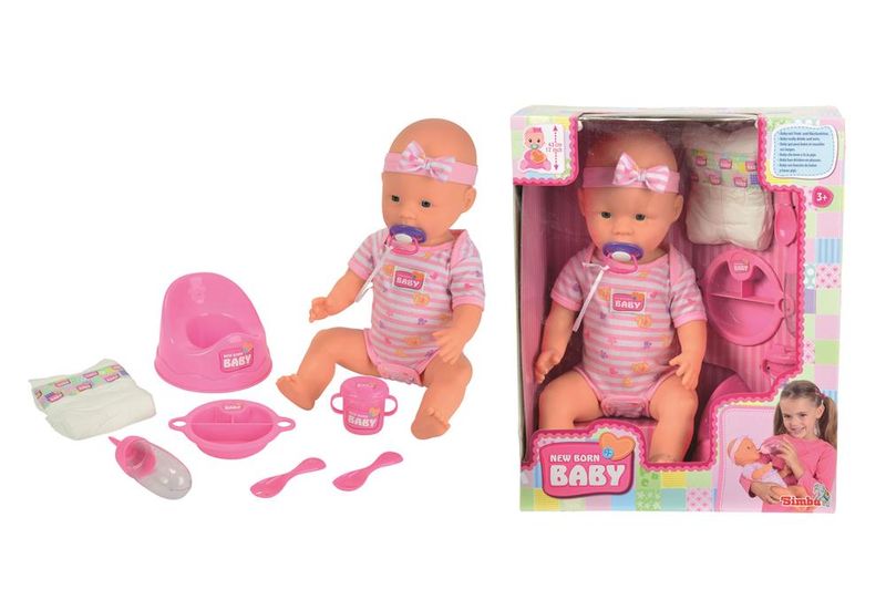 New Born Baby Doll - 8 Piece