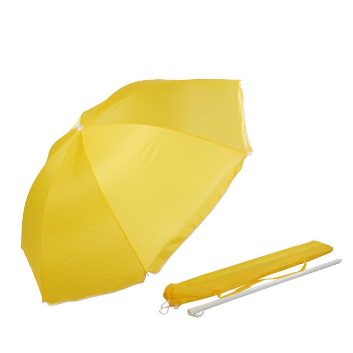 Alice Umbrellas 1 6m Beach Umbrella With Carry Bag Yellow Alice Umbrellas 1 6m Beach Umbrella With Carry Bag Yellow Loading Zoom