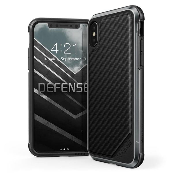 X-doria Defense Lu iPhone X - Black Carbon