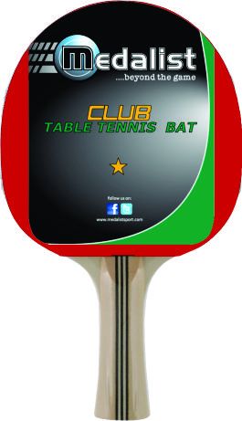 Medalist Club Table Tennis Bat
