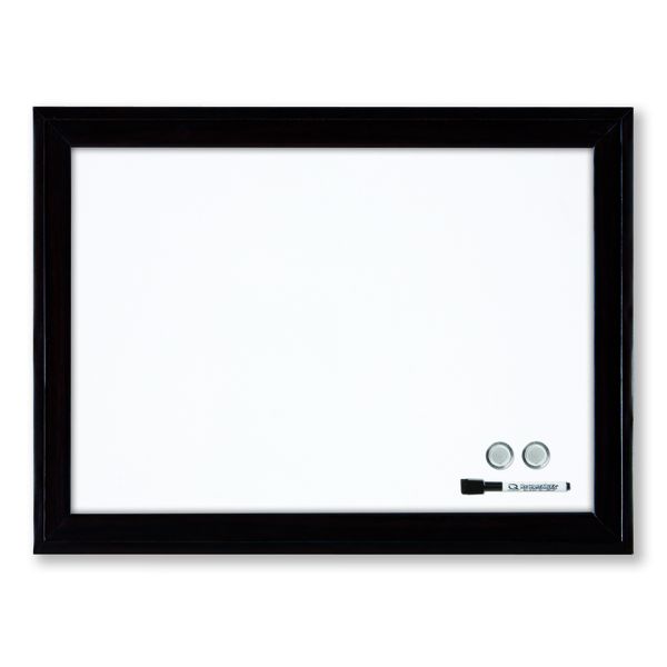 Nobo Magnetic Dry Erase Board - Black Frame, 585mm x 430mm