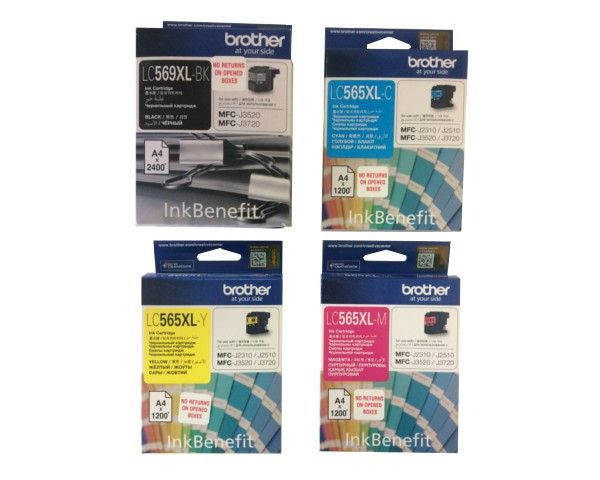 Brother Ink Combo Pack LC569XL 565XL C M Y (OEM)