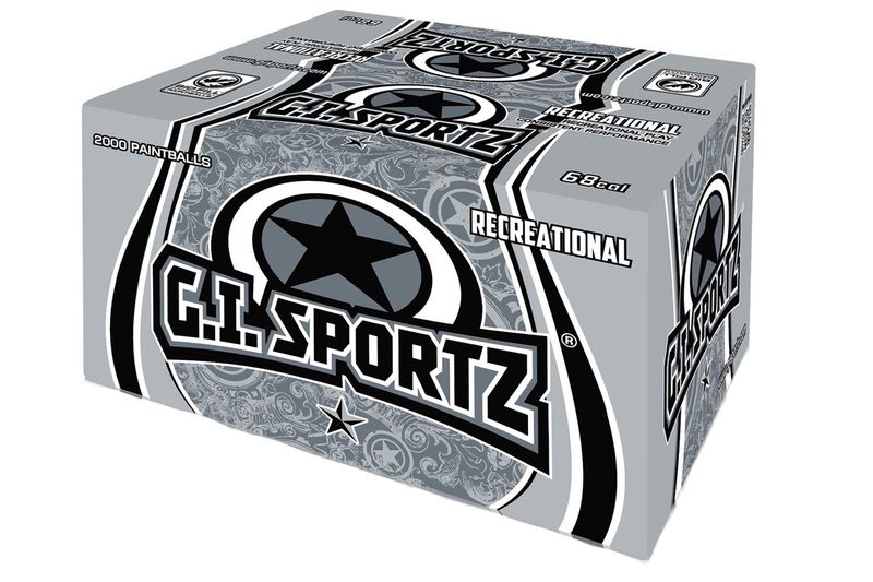 G.I Sportz 1-Star Recreational Paintballs 68Cal - Yellow Fill