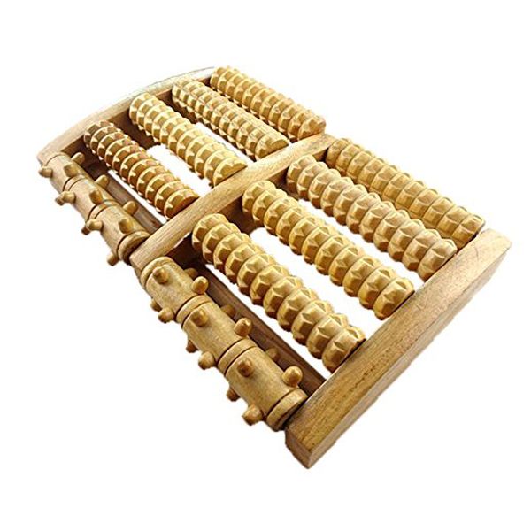 Wooden Dual Roller Foot Massager
