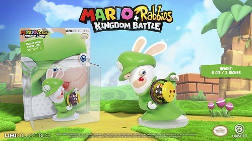 Mario + Rabbids Kingdom Battle: Rabbid Luigi 3 Inch Figurine