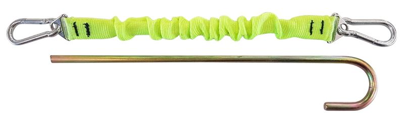 Tauro Caravan Gazebo &amp; Tent Rope/Strap Shock Absorber Single Pack - Light Green