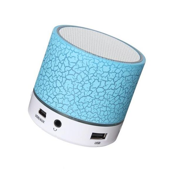 Mini Portable Bluetooth LED Speaker - Blue
