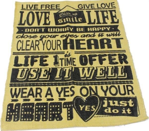 Cotton Rug - Love Life