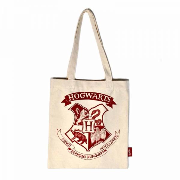 Harry Potter: Hogwarts Crest one colour Cotton Tote Bag (Parallel Import)
