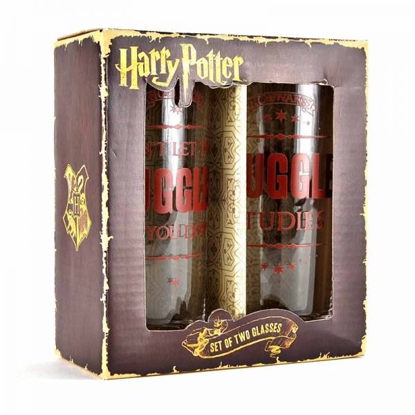 Harry Potter: Muggles Set of 2 Glasses Set (Parallel Import)
