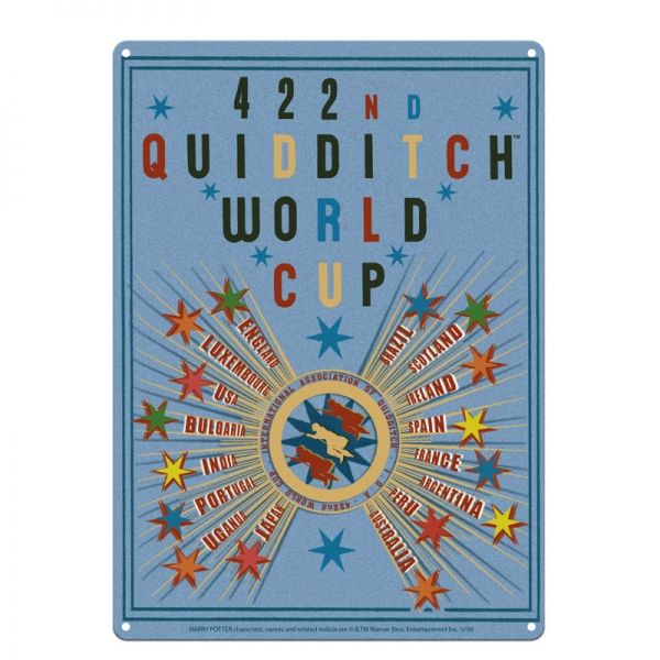 Harry Potter: Quidditch World Cup Metal Wall Sign - A3 (Parallel Import)