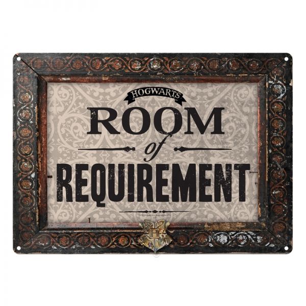 Harry Potter: Room of Requirement Metal Wall Sign - A5 (Parallel Import)