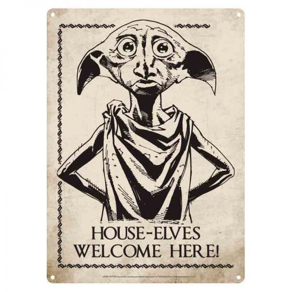 Harry Potter: Dobby Metal Wall Sign - A5 (Parallel Import)