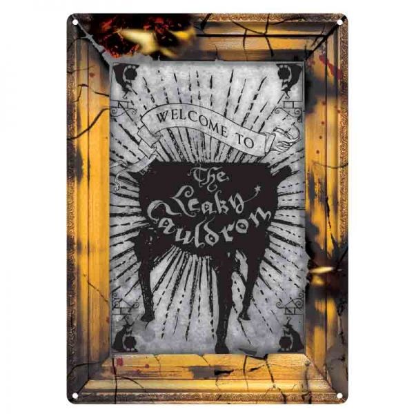 Harry Potter: Cauldron Metal Wall Sign - A5 (Parallel Import)