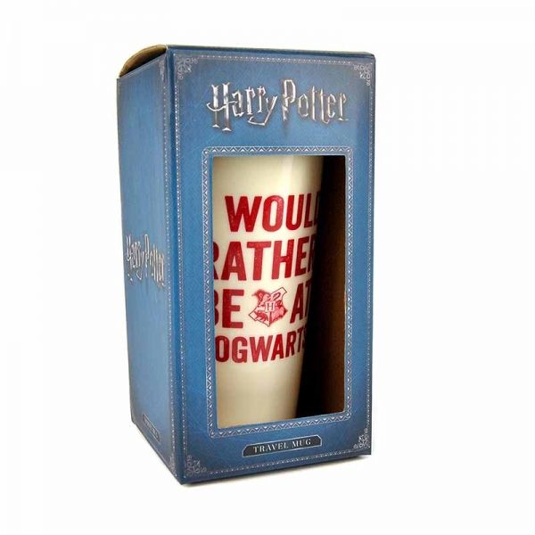 Harry Potter: Hogwarts Slogan Plastic Travel Mug (Parallel Import)