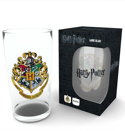 Harry Potter: Hogwarts Crest Large Glass (Parallel Import)