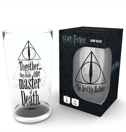 Harry Potter: Deathly Hallows Large Glass (Parallel Import)