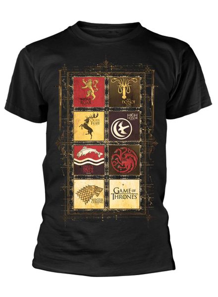 Game Of Thrones - Block Sigils Shirt (Parallel Import)