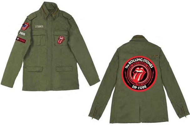 Rolling Stones: Zip Code Army Utilitarian Jacket (Parallel Import)