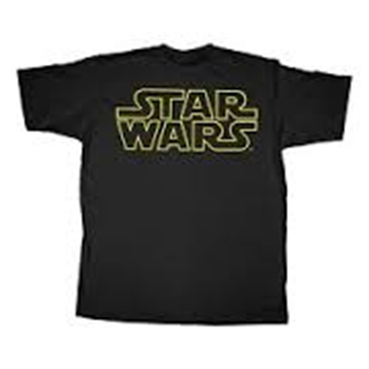Star Wars Force Awakens: Force Awakens Logo - Black T-Shirt (Parallel Import)