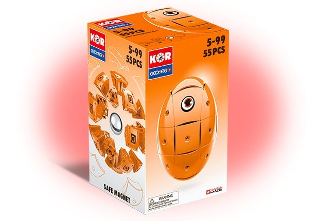 Geomag KOR Colour Egg- Orange